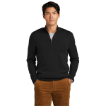 Brooks Brothers Washable Merino Birdseye 1/4-Zip Sweater